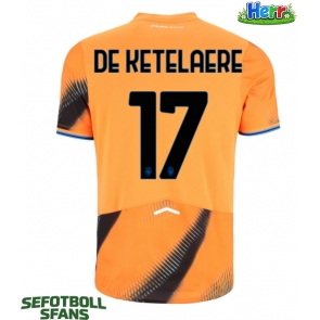 Atalanta Charles De Ketelaere #17 Tredje Tröja 2025-26 Kortärmad